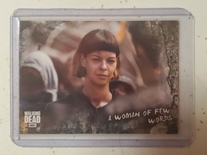 Topps The Walking Dead Road to Alexandria A Woman Of Few Words #97