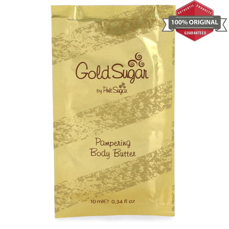 Bolsa de mantequilla corporal Gold Sugar .34 oz para mujer de Aquolina Foto 1 de 1