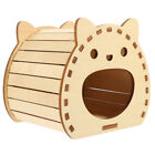 Hamsterhausspielzeug aus Holz für kleine Tiere
