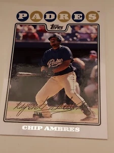 2008 Topps Baseball Card Chip Ambres #uh42 - Picture 1 of 2