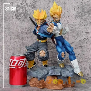 Figura Estatua Krilin Modelo PVC Vegeta Trunks Super Saiyan 12" - Imagen 1 de 26