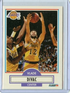 1990-91 Fleer BB Vlade Divac Los Angeles Lakers #91 ⭐️💥🎯 Mint - Picture 1 of 2