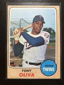 Tony Oliva 1968 Topps Vintage Baseballkarte #165 SCHÖN!! MINNESOTA TWINS HOF - Bild 1 von 2