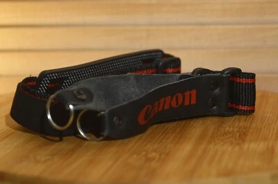 Black and Red Canon strap. Lovely addition to your Canon set up. - Image 1 of 4