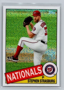 2020 Topps Update #CPC-31 Stephen Strasburg 1985 Topps Chrome Silver Pack - Picture 1 of 2