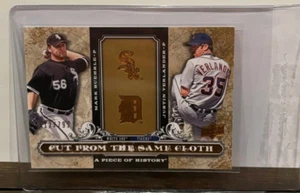 2008 UD APOH "CUT FROM THE SAME CLOTH" /799 w/ JUSTIN VERLANDER / MARK BUEHRLE - Picture 1 of 1