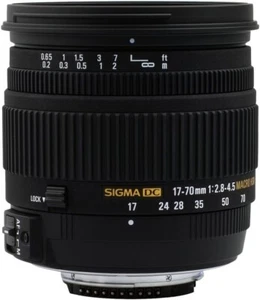 USED Sigma DC DC Macro 17-70mm f/2.8-4.5 DC Lens For Nikon FREESHIPPING - Picture 1 of 1