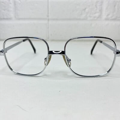 Armação Luxottica prata Joy Boys prata retangular aro completo 48-18-135 H2654 - Imagem 1 de 4