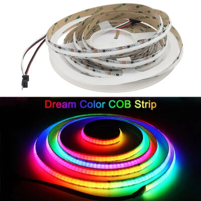 DC24V WS2811 Full Color COB LED Strip Addressable Smart RGB Dream Color Light - Image 1 of 4