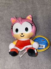 Sonic Amy Rose The Hedgehog 8.5 Plush Toy Keychain Backpack Clip Coin Bag  Sega