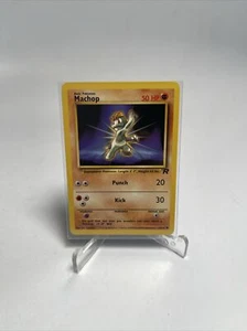 MACHOP - Team Rocket Set - 59/82 - VINTAGE WOTC Pokemon Card - Unlimited - NM - Picture 1 of 7
