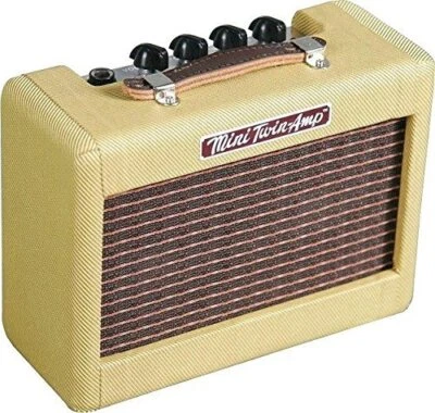 Fender 0234811000 mini 57 Twin Amplifier mini Twin-AMP Beige NEW from Japan - Image 1 of 4