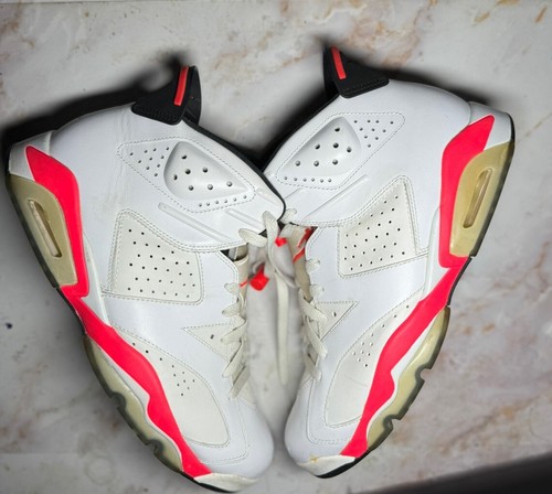 Nike air jordan retro 6 infrarossi bianche 2014 taglia 11 5