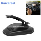 Black Universal Car Dashboard Mount Phone Holder Stand Sun Shade for 3" to 7"