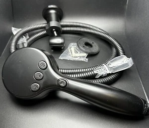 Delta Universal Handbrause mit Halterung und Schlauch 55424-BL schwarz matt - Bild 1 von 9
