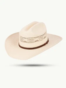 Strohhut / Westernhut "Canyon" von SCIPPIS - Stiff Straw - mit schönem Hutband - Bild 1 von 3