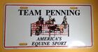 Horse License Plate - Team Penning - New