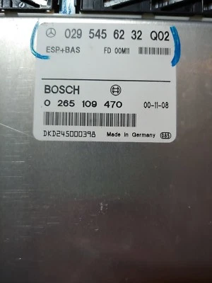 2000-2002 Mercedes Benz W208 Clk430 Oem Abs Control Module Stability Control - Image 1 of 4