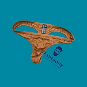 aussieBum Men Brown color Slick Modal G-string thong underwear Size M L - Picture 1 of 5