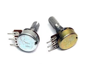 5pc Potentiometer VR 16mm B Type PCB Through Pin Taiwan B101 ~ B105 x17 items - Picture 1 of 4