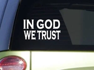 In God We Trust *J300* 8 inch Decal Vinyl STICKER christian - Picture 1 of 1
