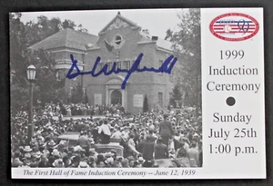 Dave Winfield New York Yankees Autograph Signed HOF Induction 4x6 Postcard JSA - Picture 1 of 5