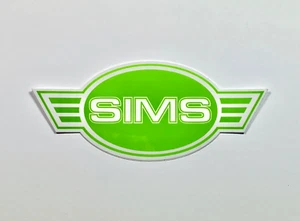 Pegatina SIMS Wings Skateboard Pequeña 4.2" Verde sk8 - Imagen 1 de 1