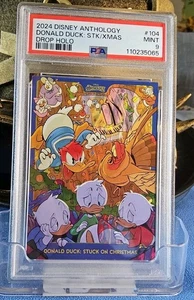 2024 Mickey Disney Anthology DROP HOLO 04/100 "Stuck on Christmas" Donald Duck - Picture 1 of 4