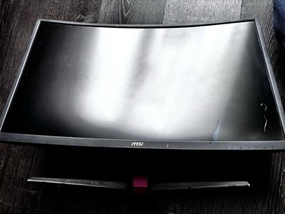 For Parts MSI Optix G27c2 27"" FHD Curved Gaming Monitor 144hz Broken Screen - Image 1 of 4