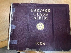 ALBUM CLASSE HARVARD 1906, CAMBRIDGE, MASSACHUSETTS "VENDUTO COSÌ COM'È" - Foto 1 di 1