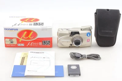 [MINT in Box] Olympus μ mju III 135 Point & Shoot 35mm Film Camera From JAPAN - Image 1 of 4