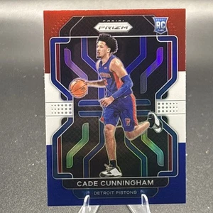 Panini Prizm Cade Cunningham #282 RC 2021-22 rojo, blanco y azul - Imagen 1 de 2