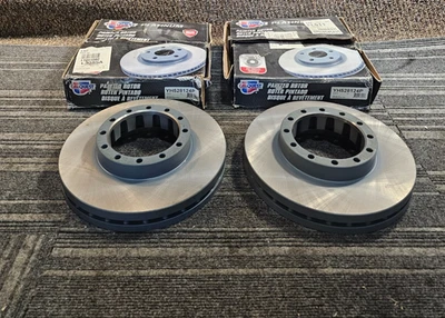 (CANTIDAD 2) Rotor de freno premium para MITSUBISHI FUSO FE145 2005 4,9 L L4 YH528124P Foto 1 de 4