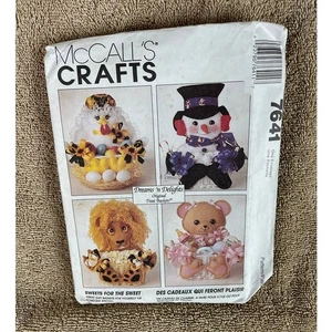 McCall'S Crafts Pattern 7641 Cestas de Regalo Dulces para el Dulce SIN CORTAR - Imagen 1 de 2