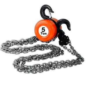 Polipasto de cadena de 5 toneladas grado de tienda de alta resistencia - Imagen 1 de 4