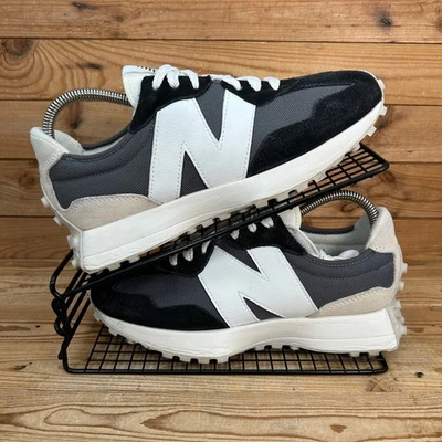 New Balance 327 Trainers Womens Size UK 7 Castlerock Black Suede Casual Shoes NB - Image 1 of 4