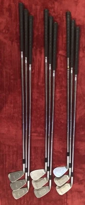 Nicklaus Air Bear iron set 3-SW Supersteel XL Shaft Factory Grips Ready To Play - Image 1 of 4