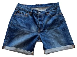 Levi's 511 Jorts Men's Denim Shorts Slim Fit Straight Leg Navy Size 29 Waist - Picture 1 of 8