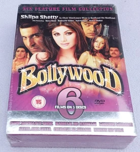 BOLLYWOOD 6 FILMS ON 3 DISCS NEW AND SEALED BOX SET Shilpa Shetty India Cinema - Picture 1 of 2
