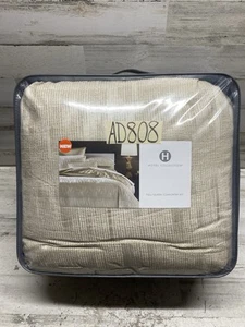 Hotel Collection Gilded Stripe Queen Comforter & Shams Set Gold New - Picture 1 of 4