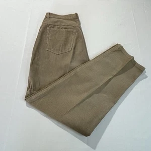 LL Bean Pants Size 12 M X 31 Tall Women Brown Corduroy Straight Leg Vintage - Picture 1 of 9