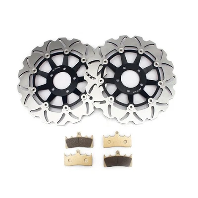 for Suzuki 2 Front Brake Rotors Discs Pads GSF1200 GSF 1200 S 2001-2005 2004 03 Foto 1 de 4