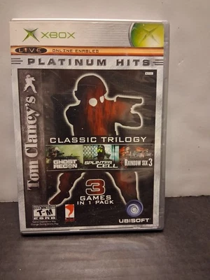 Tom Clancy’s Classic Trilogy Xbox Platinum Hits CIB Ghost Recon, etc - Tested - Image 1 of 3