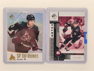 21/22 UD SP Authentic Retro Future Watch Jan Jenik #109/900 and SP Top Rookie - Image 1 of 2