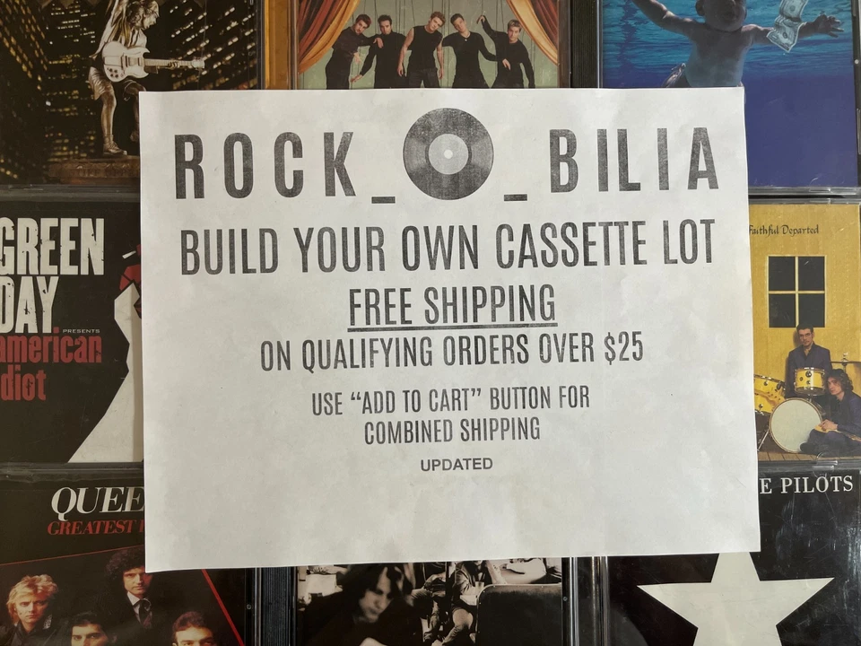 $1 & UP ROCK ALT POP 70'S-2000'S MUSIC BUILD YOUR OWN COMPACT DISC CD LOT - Image 1 of 1