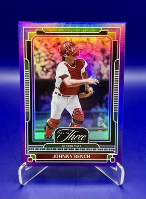 Johnny Bench - 2025 Panini Tres y Dos #16 - Cuenta Completa /32 Foto 1 de 4