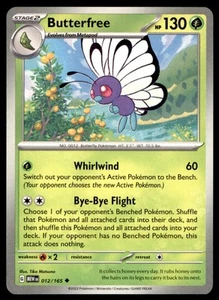 Butterfree SV: Scarlet & Violet 151 012/165 - Picture 1 of 2