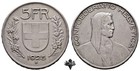 SCHWEIZ 5 francs 1925 SILVER Silbermünze Franken Switzerland
