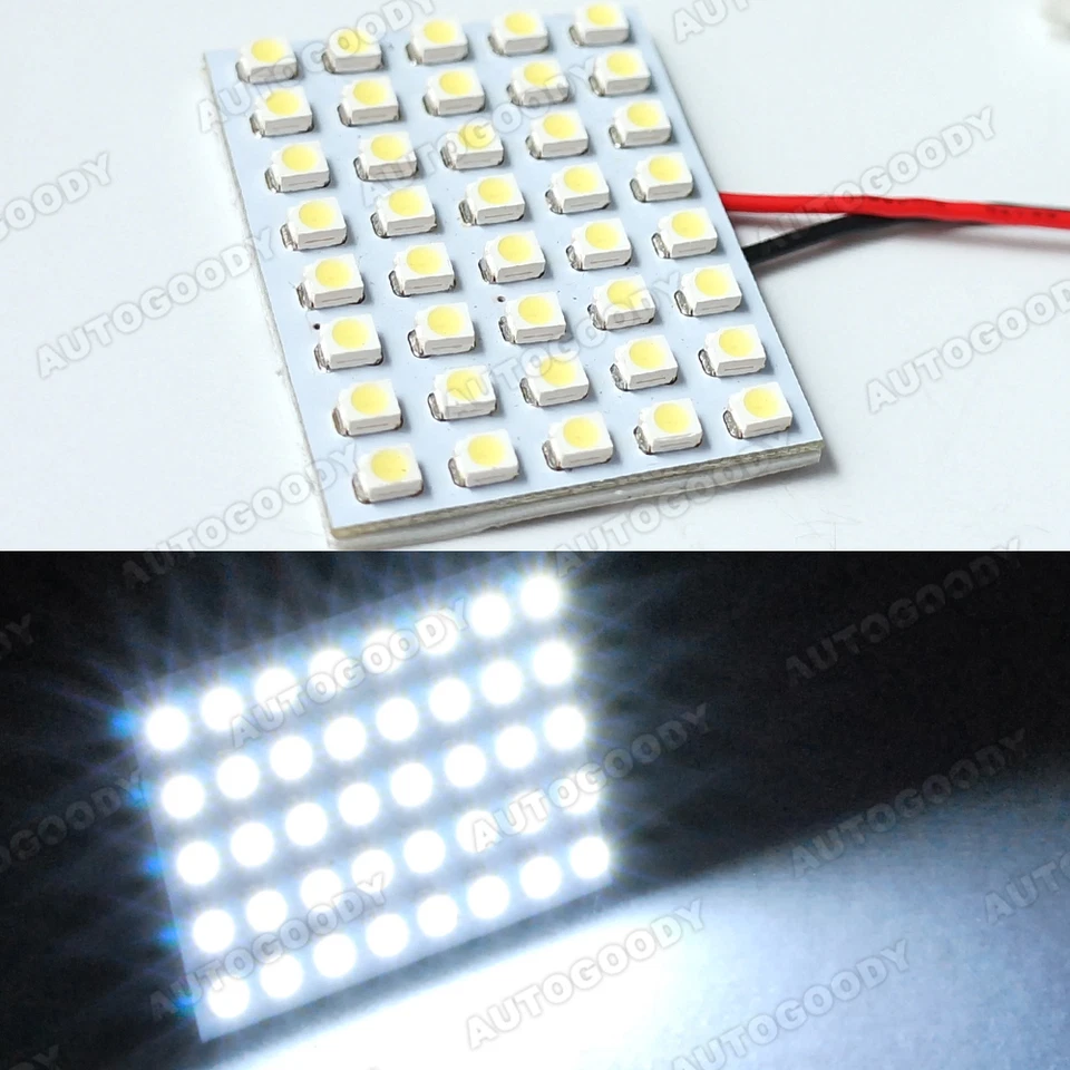 1x Panel LED Blanco 40-SMD Domo Mapa Puerta Luz Super Brillante #41 Foto 1 de 1