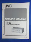 JVC A-S7 INTEGRATED AMPLIFIER SERVICE MANUAL ORIGINAL FACTORY ISSUE